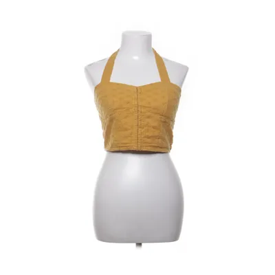 Crop top (Yellow) from American Eagle Cotton, Elastane, Polyester