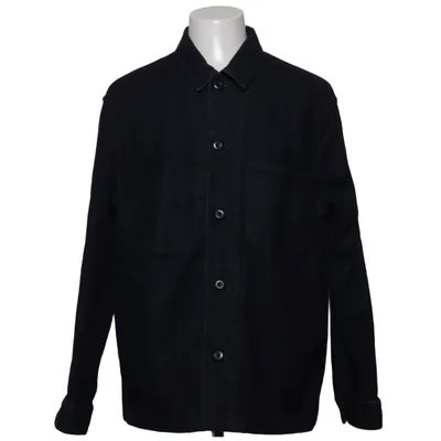 Overshirt (Blauw) van Uniqlo Katoen, Elastaan