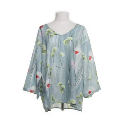 Blouse (Turquoise, Multicolored) from JustFashionNow Polyester