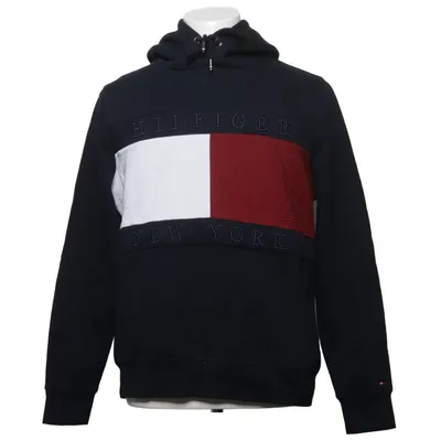 Hættetrøje (Blå) fra Tommy Hilfiger Bomuld, Polyester