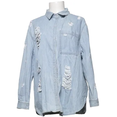 Chemise en jean (Bleu) de Boohoo Blue Coton, Polyester