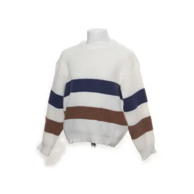 Sweater (White, Blue, Brown) from Shein Polyester