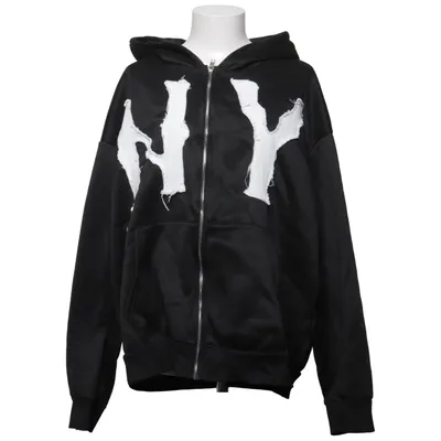 Huvtröja (Svart, Vit) från Manfinity Polyester