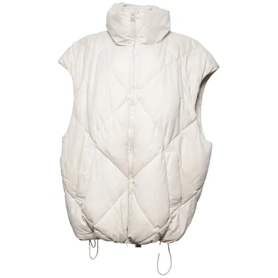 Outer vest (Beige) from Istay Cotton, Nylon, Recycled polyester