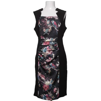Jurk (Zwart, Meerkleurig) van Jolie Moi Katoen, Elastaan, Polyester