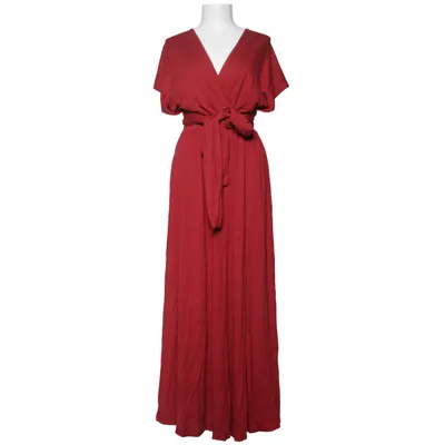 Maxi jurk (Rood) van Naoko Elastaan, Viscose