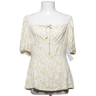 Blus (Gul, Vit, Flerfärgad) från Happy Holly Elastan, Viskos