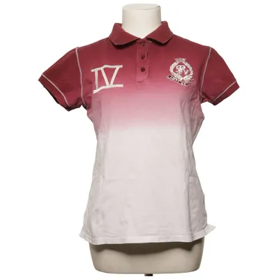 Polo (Rouge, Blanc) de HV Polo Coton, Élasthane