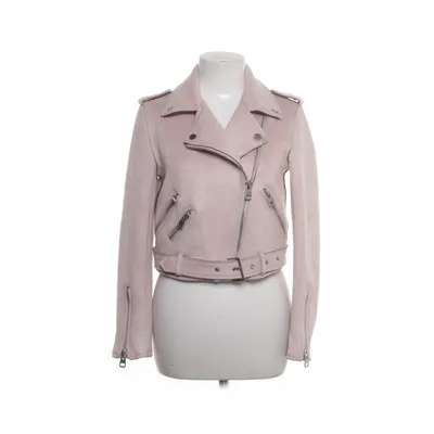 Bikerjack (Roze) van Zara Basic Outerwear Elastaan, Polyester