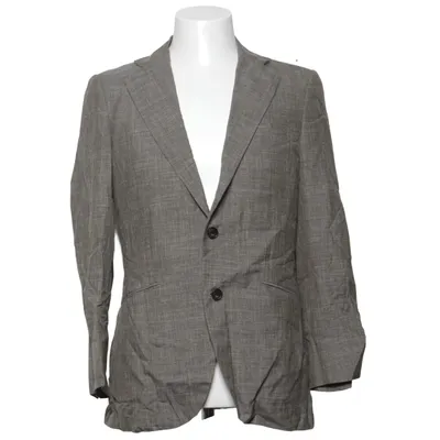 Blazer (Gray) from Suitsupply Cupro, Linen, Silk, Wool