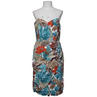 Wrap dress (White, Multicolored) from Simon Jeffrey Viscose