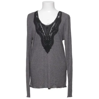 T-shirt à manches longues (Gris, Noir) de Mos Mosh Polyester, Viscose