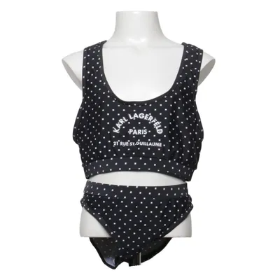 Bikini (Svart, Vit) från Karl Lagerfeld Kids Elastan, Polyamid, Polyester
