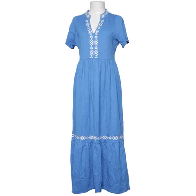 Maxi jurk (Blauw, Wit) van Indiska