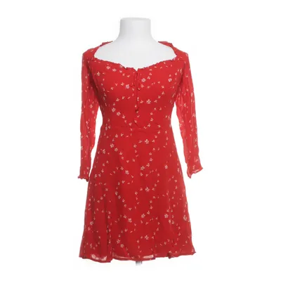 Klänning (Röd, Vit) från Reformation Viskos