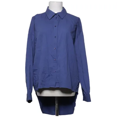 Shirt (Blauw) van Pieces Katoen, Polyester