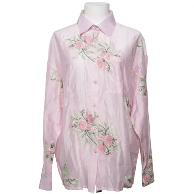 Shirt (Pink, Green) from Mochy Cotton, Polyester