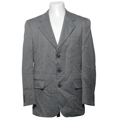 Blazer (Gray) from Dynasty Polyester, Wool