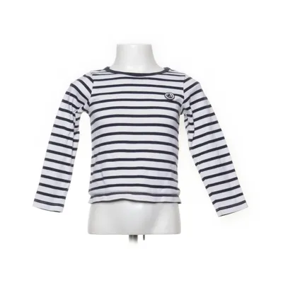Lange mouwen shirt (Wit, Blauw) van Petit Bateau Katoen