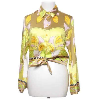 Blouse (Yellow, Green, Multicolored) from Zara Polyester