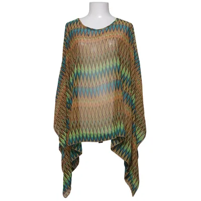 Top (Blue, Green, Brown, Multicolored) from OPL Polyester