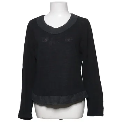 Sweater (Sort) fra Fin Feminin Bomuld, Linned