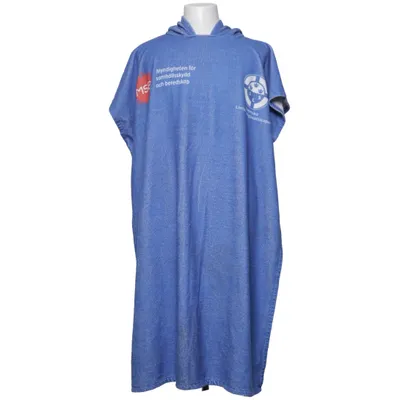 Badponcho (Blauw)