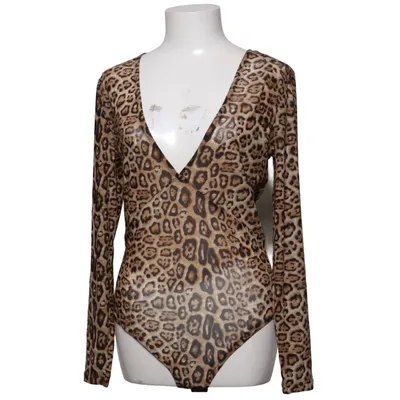 Romper (Bruin, Zwart) van Bubbleroom by Lene Orvik Elastaan, Polyamide