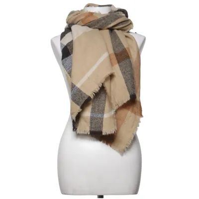 Scarf (Beige, Black) from Sisley