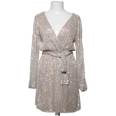 Cocktailjurk (Beige) van Dennis Maglic Katoen, Polyester