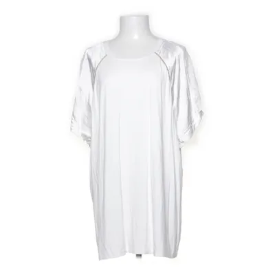 Klänning (Vit) från River Island Plus Bomull, Elastan, Polyamid, Viskos