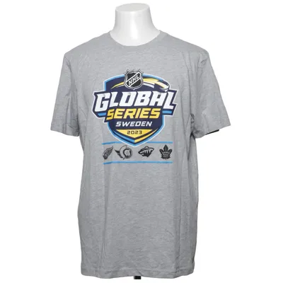 T-shirt (Grå, Flerfärgad) från NHL Bomull, Viskos