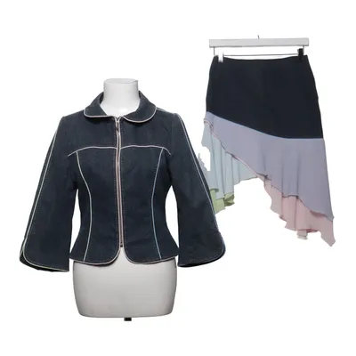 Skirt suit (Blue, Multicolored) from Eva Minge Cotton, Elastane