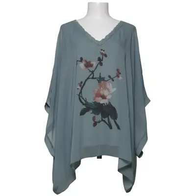 Top (Blauw) van Linea Tesini Elastaan, Polyester, Viscose