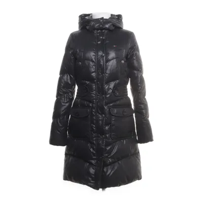Down coat (Black) from Hilfiger Denim Acrylic, Down, Feather, Modal, Nylon, Polyester, Faux fur