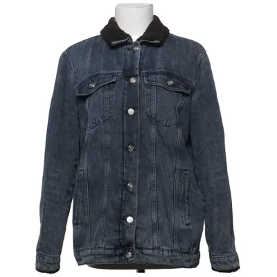 Veste en jeans fourrée (Bleu) de Mudo Coton