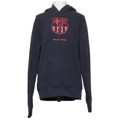 Hoodie (Blue, Red) from FC Barcelona Cotton, Polyester
