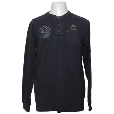 Henley Shirt (Grau) von New Zealand Auckland Baumwolle