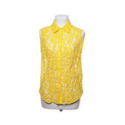 Korte mouwen shirt (Geel) van Sandro Katoen, Polyamide, Polyester, Viscose