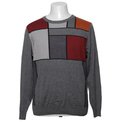 Sweater (Gray, Multicolored) from Patrick Bernard Acrylic, Cotton