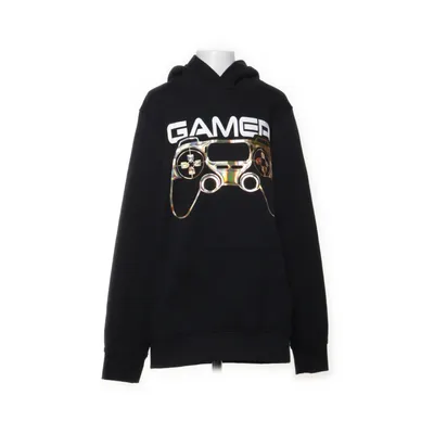 Huvtröja (Svart, Gul) från Chapter Young Bomull, Polyester