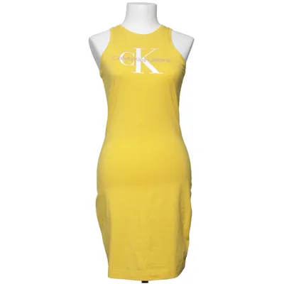 Dress (Yellow) from Calvin Klein Jeans Cotton, Elastane