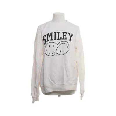 Sweatshirt (Wit, Meerkleurig) van Smiley x H&M Katoen