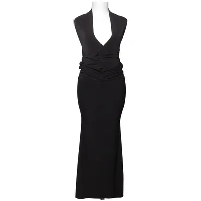 Halternek jurk (Blauw) van Honor Gold Elastaan, Polyester