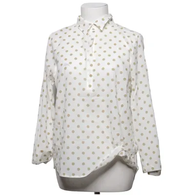 Bluse (Hvid, Beige) fra More & More Bomuld