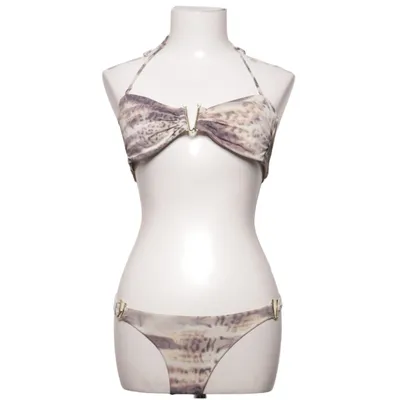 Bikini (Brun, Flerfarvet) fra Cubus Elastan, Polyamid, Polyester, Polyurethan