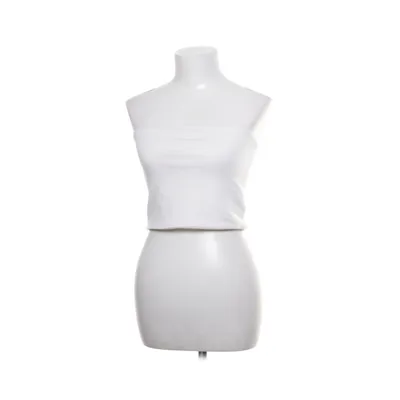 Top tube (Blanc) de Chiquelle Élasthane, Polyester, Viscose