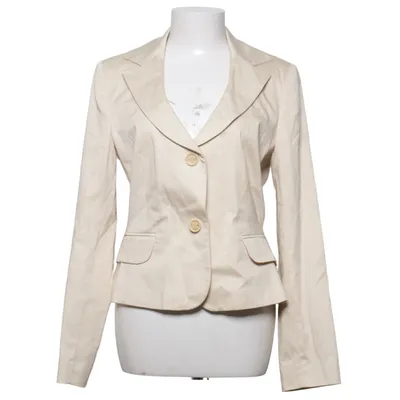 Blazer (Beige) de Comma Coton, Élasthane