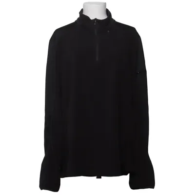 Fleece sweater (Black) from Alpine Elastane, Polyester