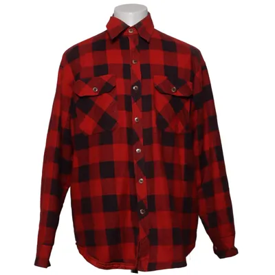 Overshirt (Rood, Zwart) Katoen, Polyester